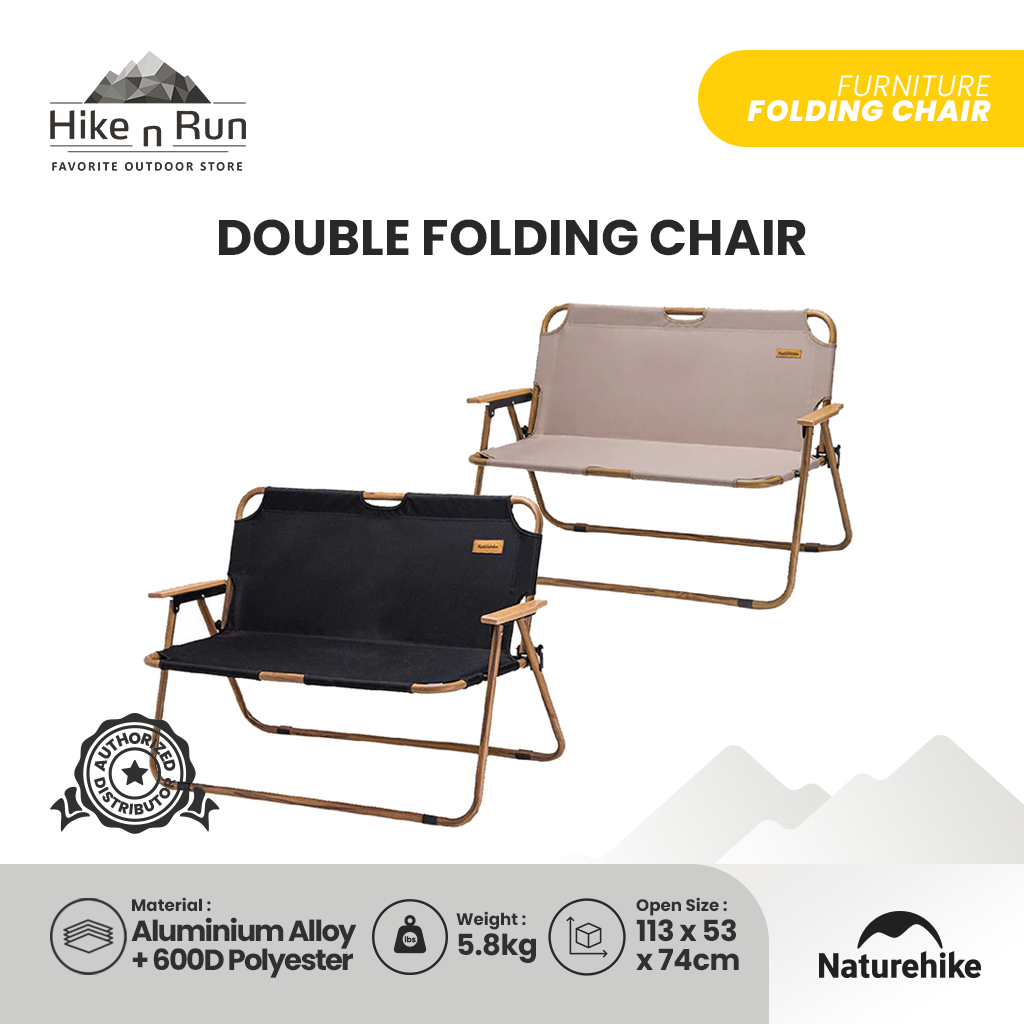 Naturehike NH20JJ002 Kursi Lipat Portable Double