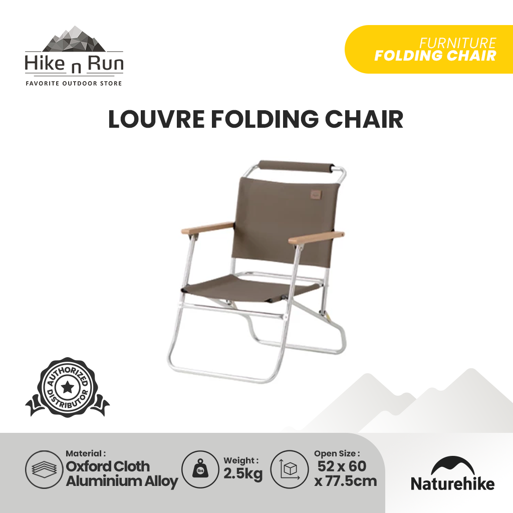 Kursi Lipat Camping Naturehike NH20JJ024 Louvre Folding Chair