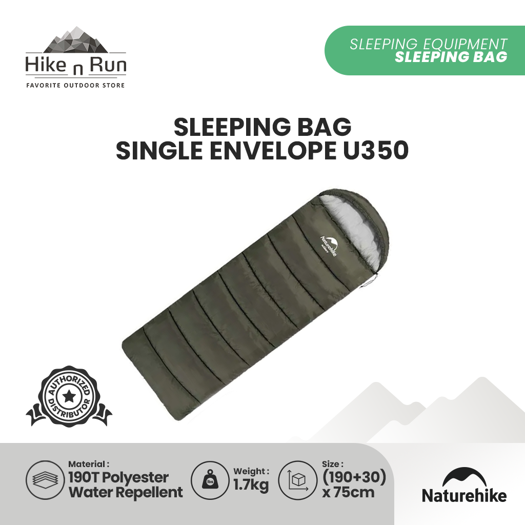 Naturehike Sleeping Bag Single Envelope U350 U350S NH20MSD07