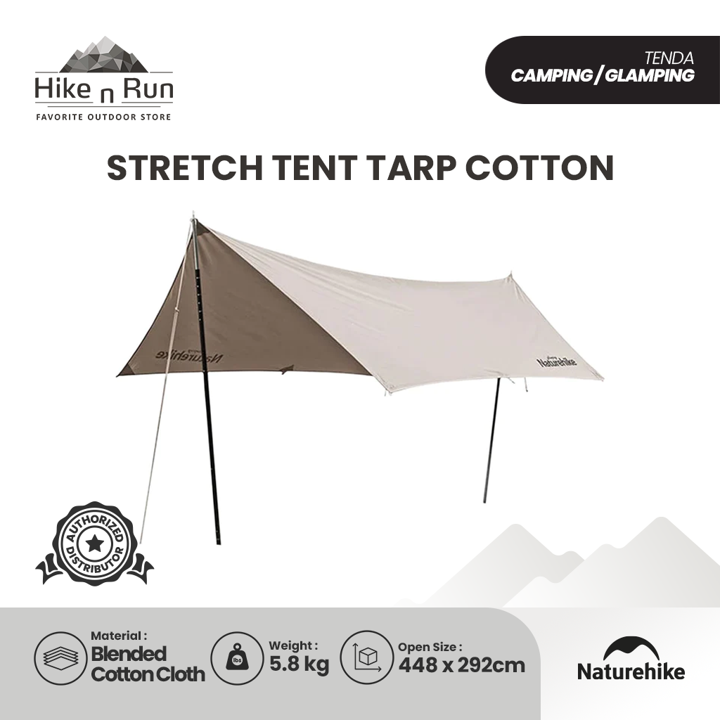 Tenda Canopy Naturehike NH20TM005 Stretch Tent Tarp Cotton