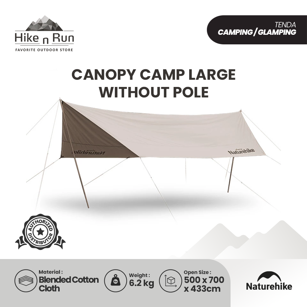 Tenda Canopy Naturehike NH20TM007 Canopy Camp Large Without Pole