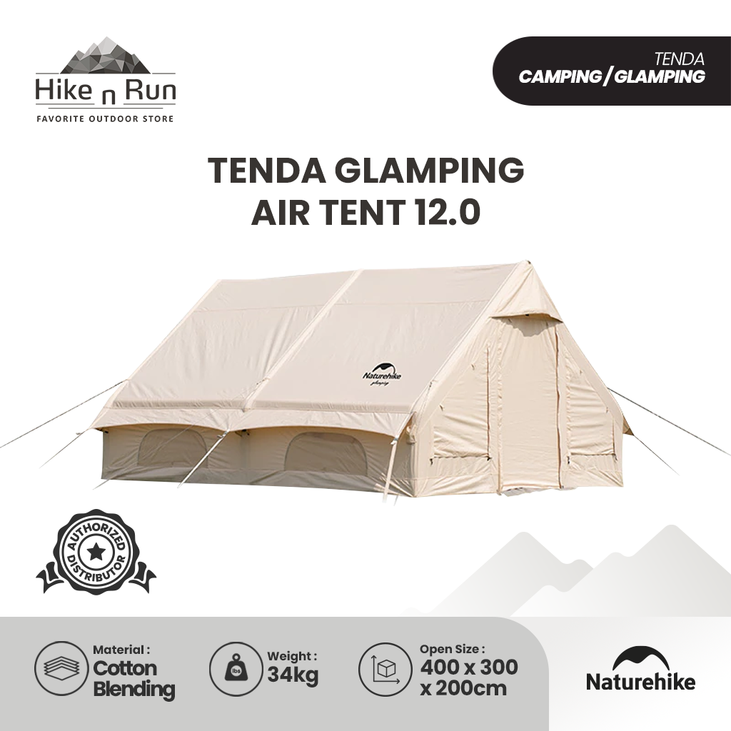 Tenda Camping NH TENT AIR 12.0 INFLATABLE - GOLD - NH20ZP010