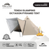 PREORDER!!! Tenda Glamping Naturehike NH20ZP014 Octagon Pyramid Tent 5-8P