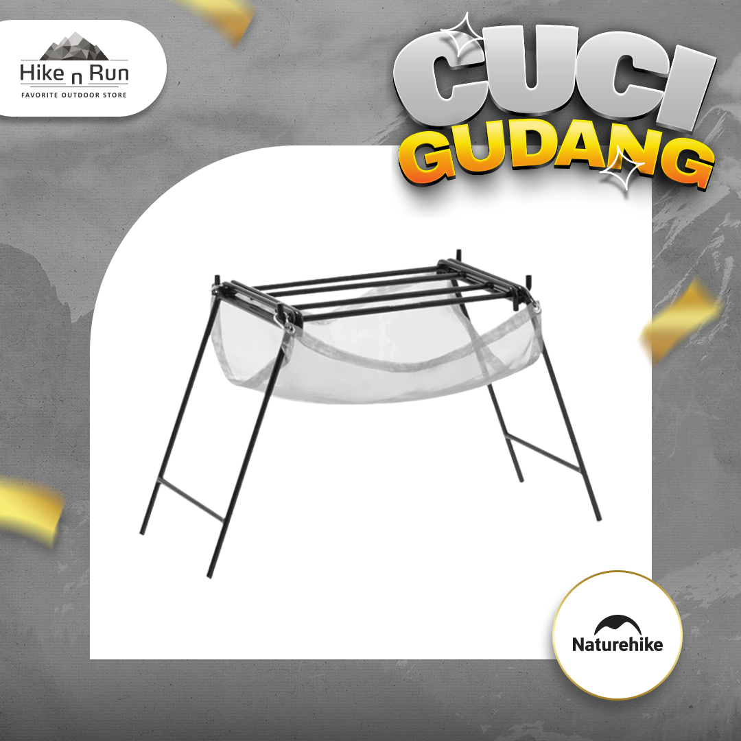 Rak Gantung Masak Naturehike NH21JU133 Iron Fire Rack With Grill Net