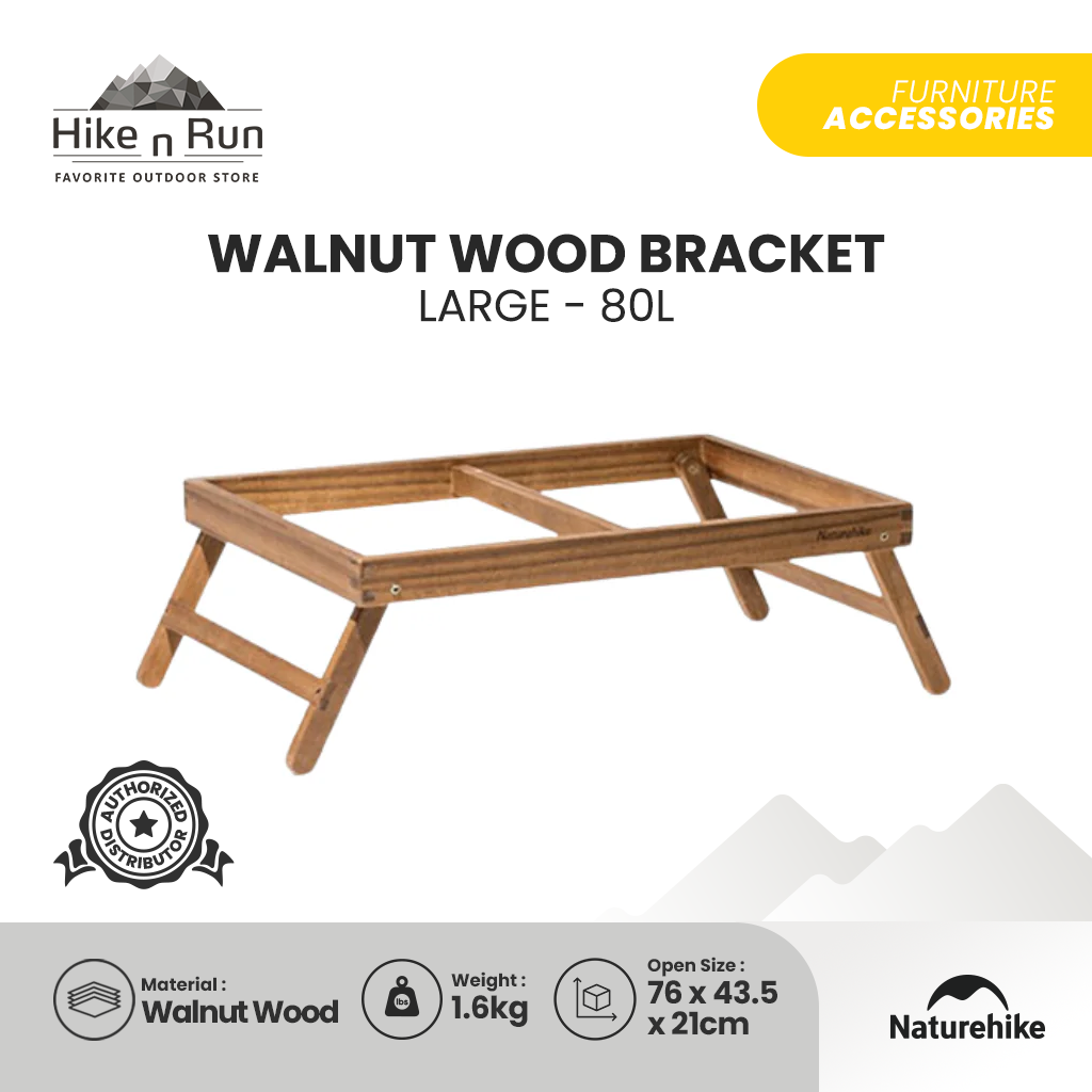 Bracket Meja Naturehike NH21SNX02 Walnut Wood