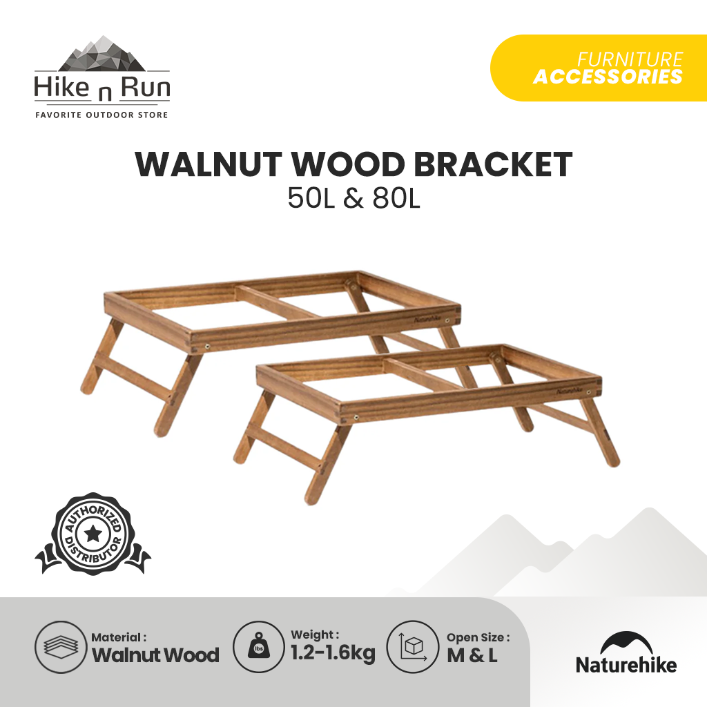 Bracket Meja Naturehike NH21SNX02 Walnut Wood