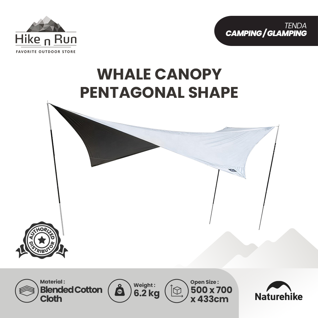 Naturehike Flysheet Canopy Pentagonal Shape NH21TM100