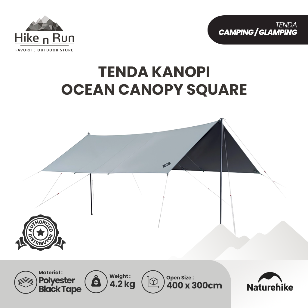 Tenda Kanopi Naturheike NH21YW154 Ocean Canopy Square