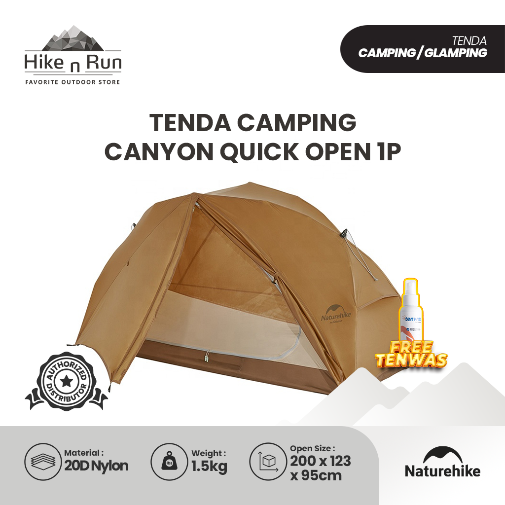 PREORDER!!! Tenda Otomatis Canyon Naturehike NH22ZP020 Quick Open Tent 1P