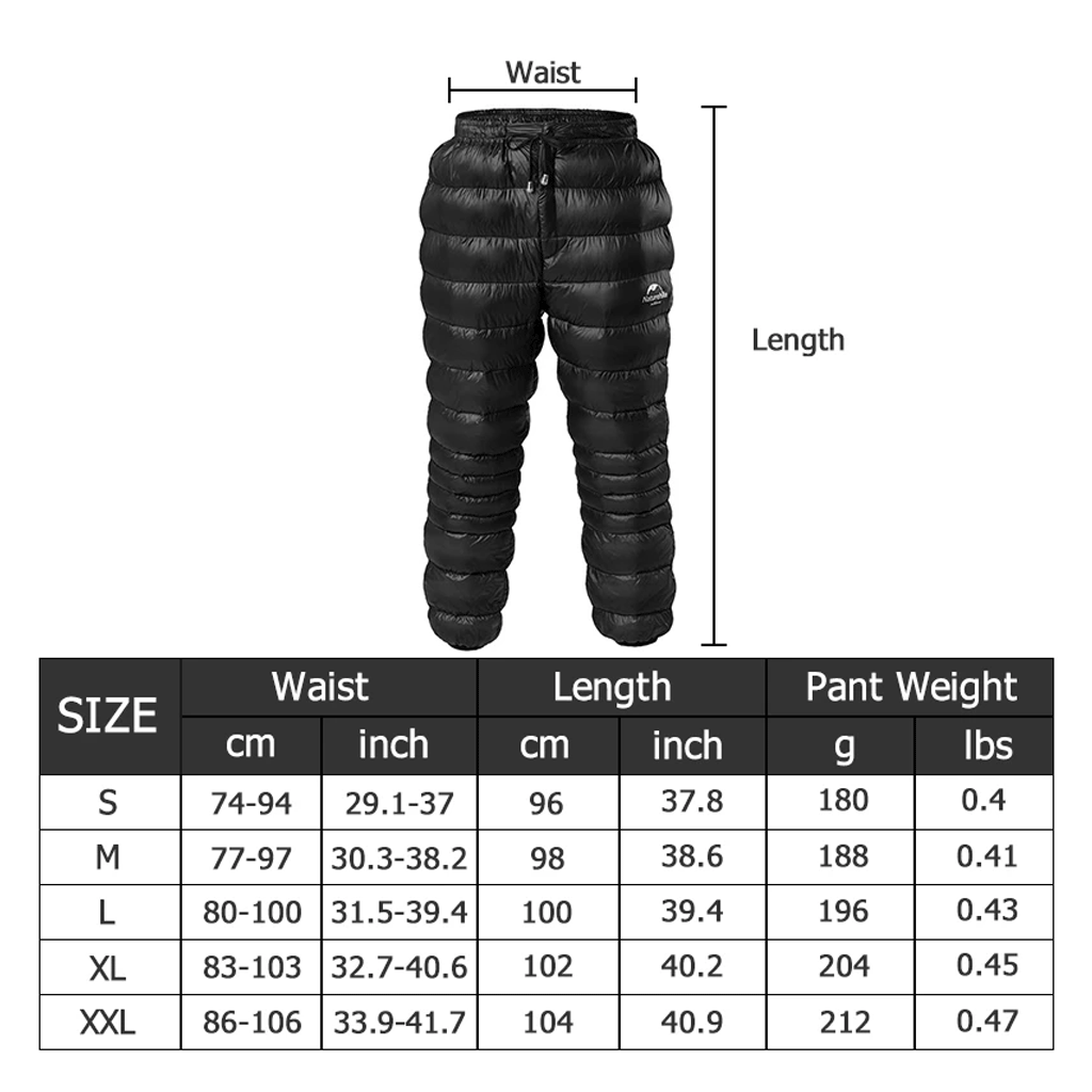 Celana Panjang Down Thermal Naturehike NH18K210-K Outdoor Thermal Down