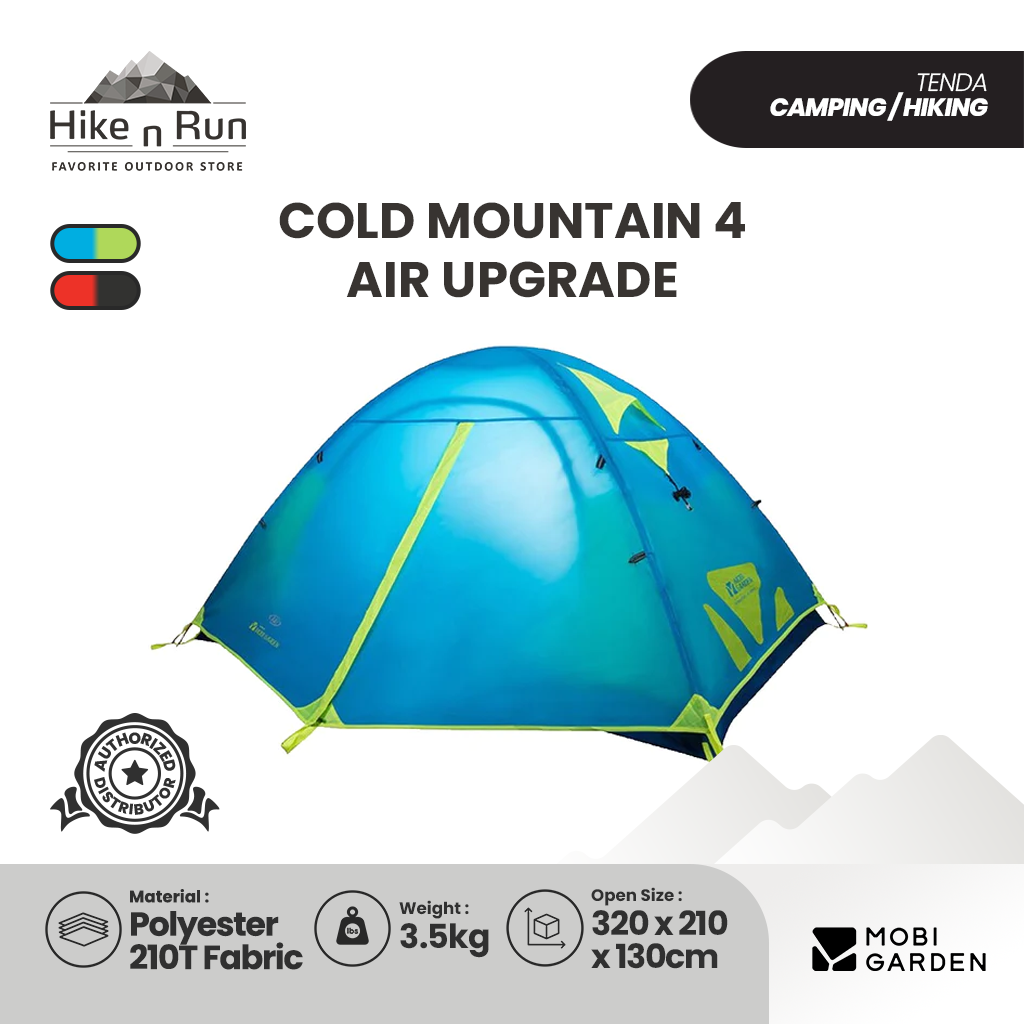 Mobi Garden Cold Mountain 4 AIR Upgrade Tenda Camping 4 Orang - NX20561027