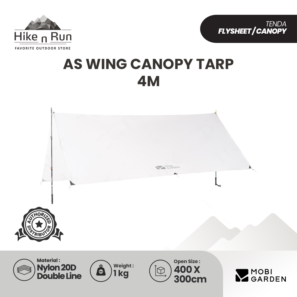 Tenda Kanopi Mobi Garden NX2066101 AS WING Canopy Tarp