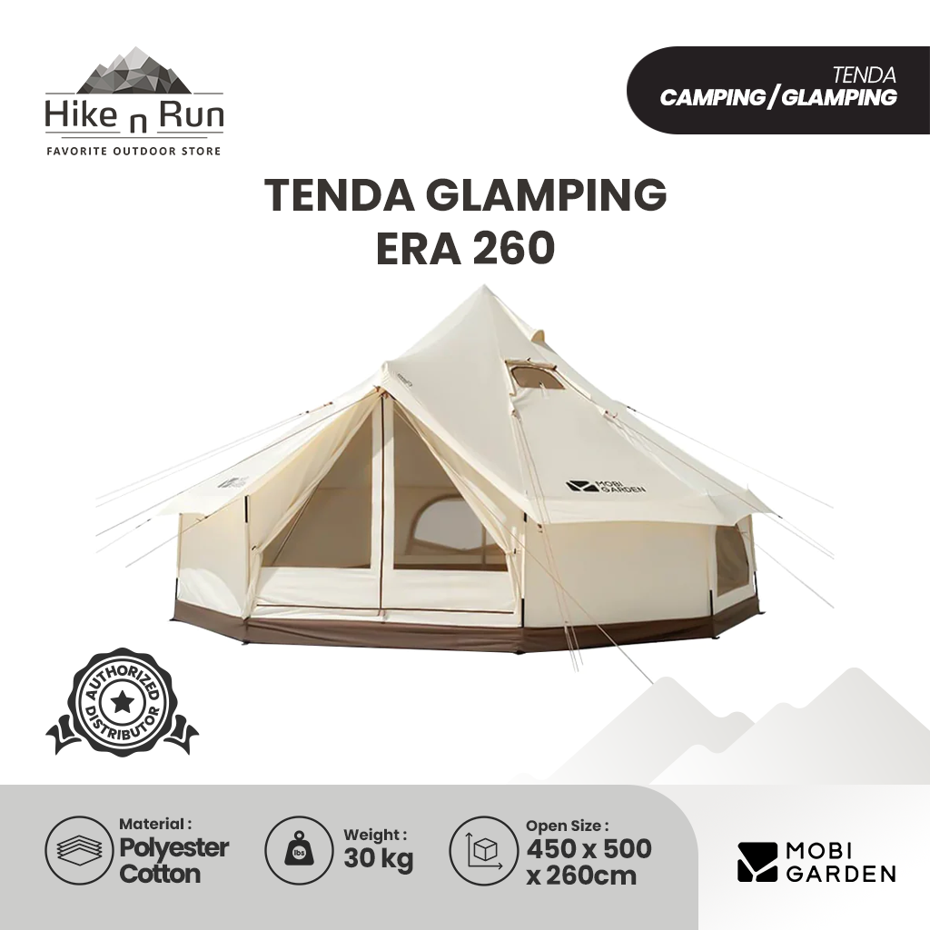 Tenda Camping Mobi Garden NX21561029 ERA 260 Glamping Campsite Version