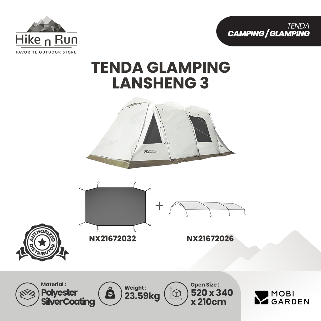 Mobi Garden Lansheng 3 Tenda Camping NX21561041