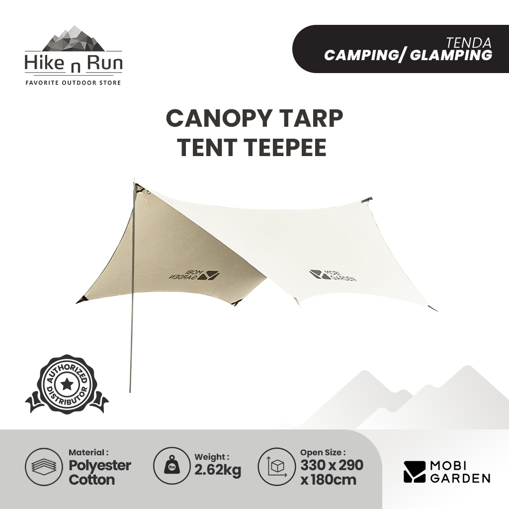 Tenda Kanopi Mobi Garden NX21661015 Canopy Tarp MG Teepee Tent