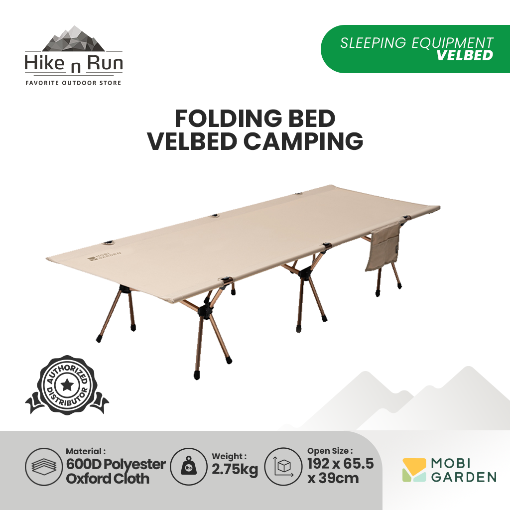 KASUR LIPAT CAMPBED MOBI GARDEN NX21665048 SJ FOLDING BED VELBED CAMPING