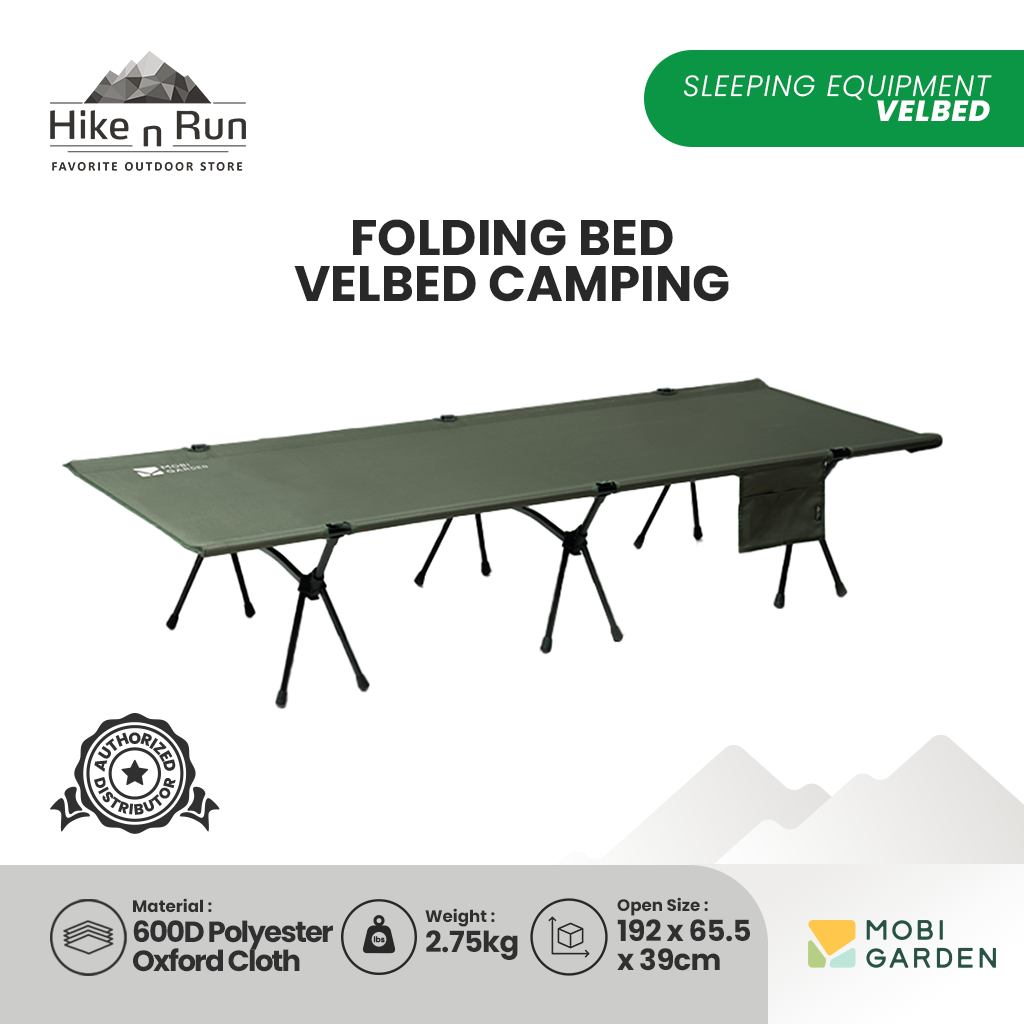 KASUR LIPAT CAMPBED MOBI GARDEN NX21665048 SJ FOLDING BED VELBED CAMPING