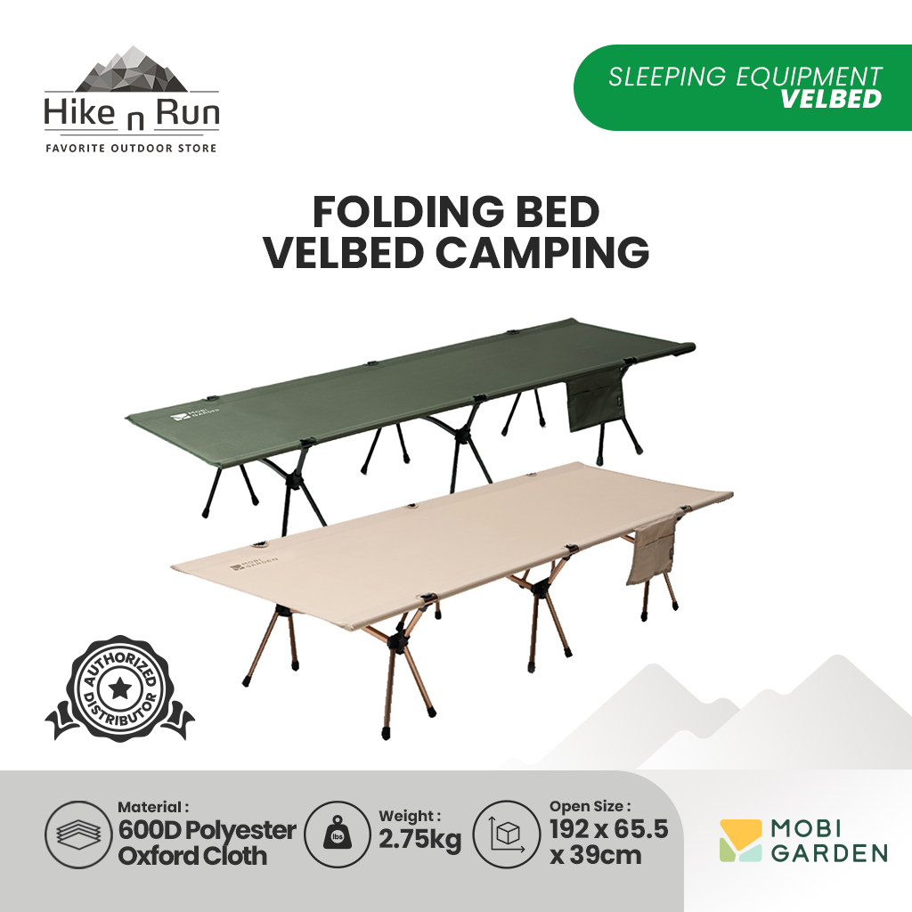 KASUR LIPAT CAMPBED MOBI GARDEN NX21665048 SJ FOLDING BED VELBED CAMPING