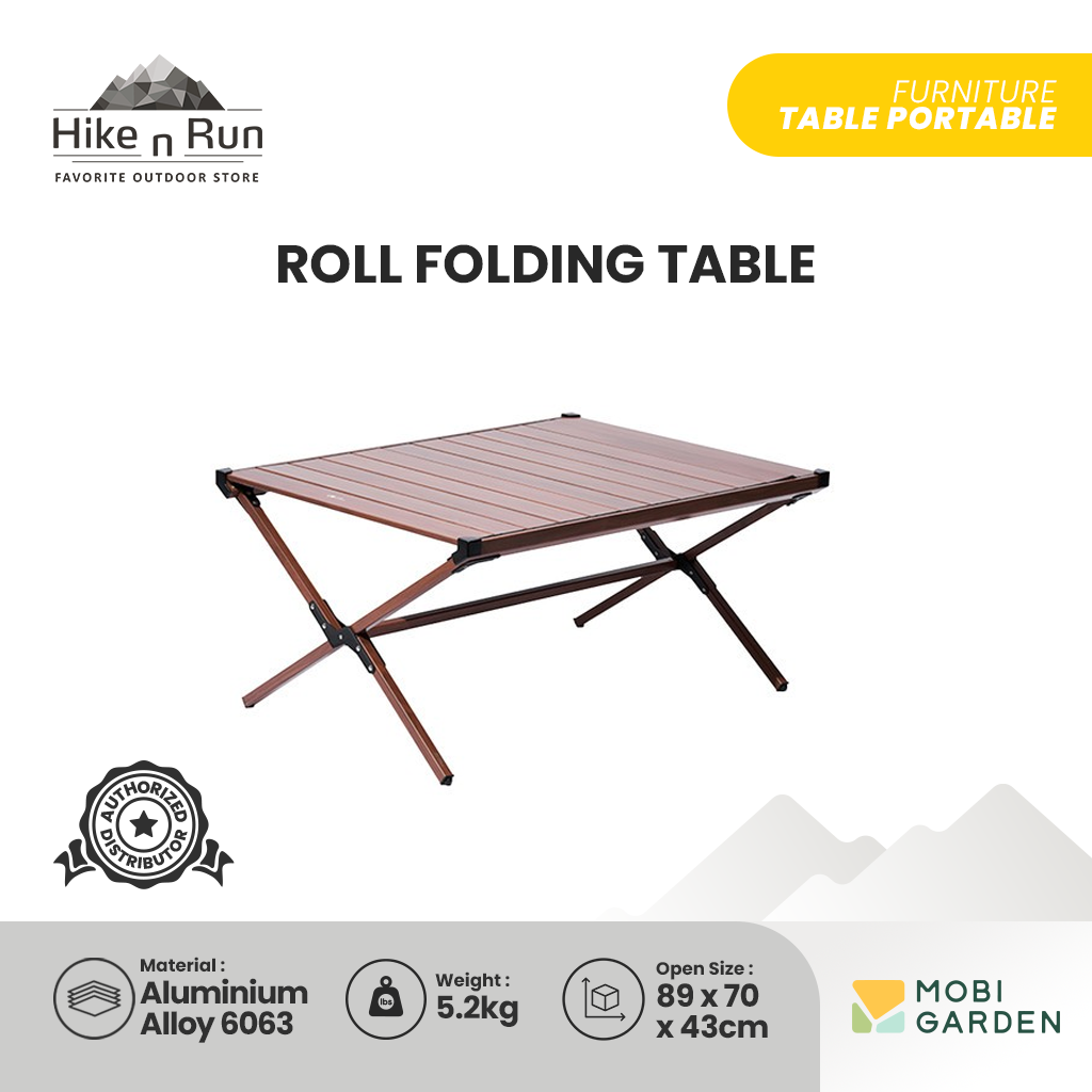 Meja Lipat Mobi Garden NX21665056 Sz Aluminium Roll Folding Table