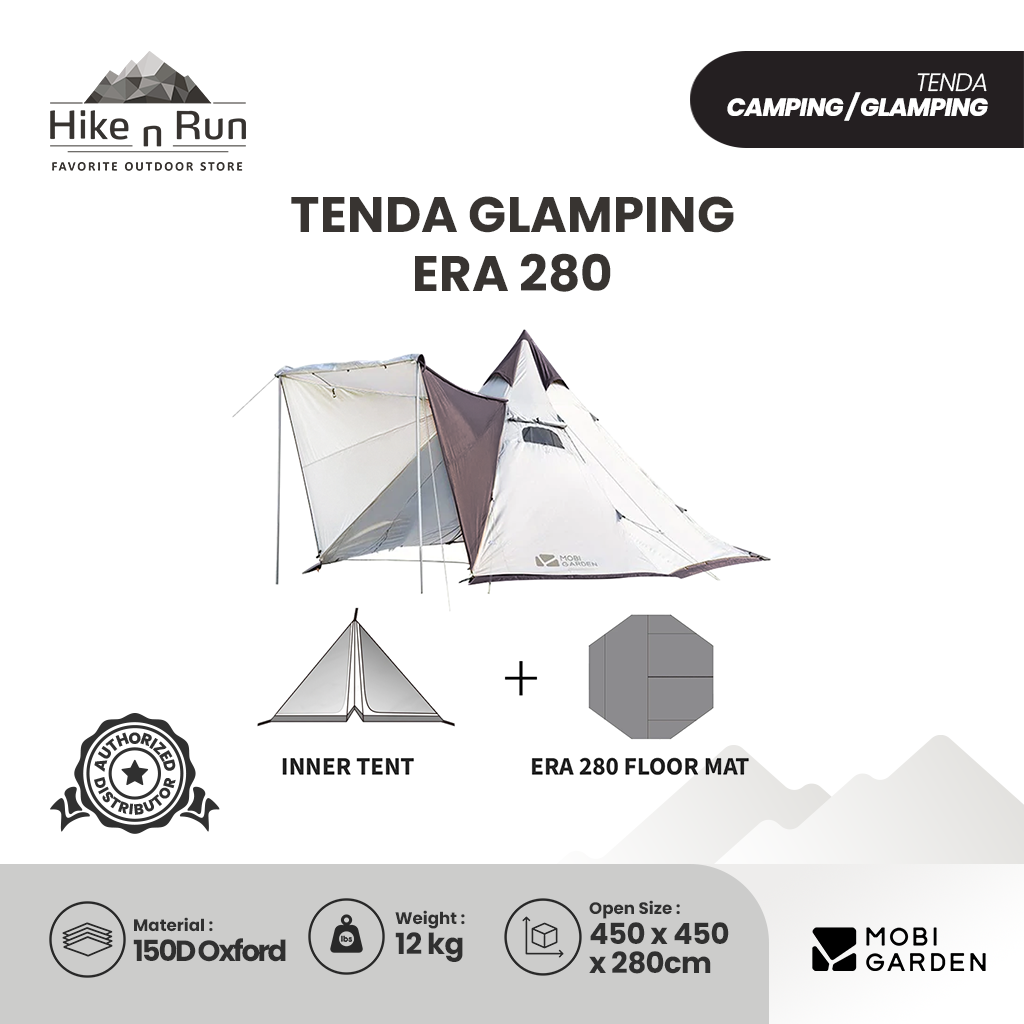 Tenda Camping Mobi Garden NX21561040 ERA 280 Glamping Tent