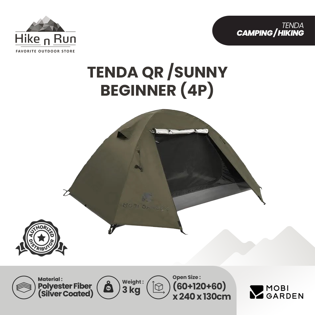 MOBI GARDEN TENDA HIKING NX22561010 NX22561012 SUNNY BEGINNER