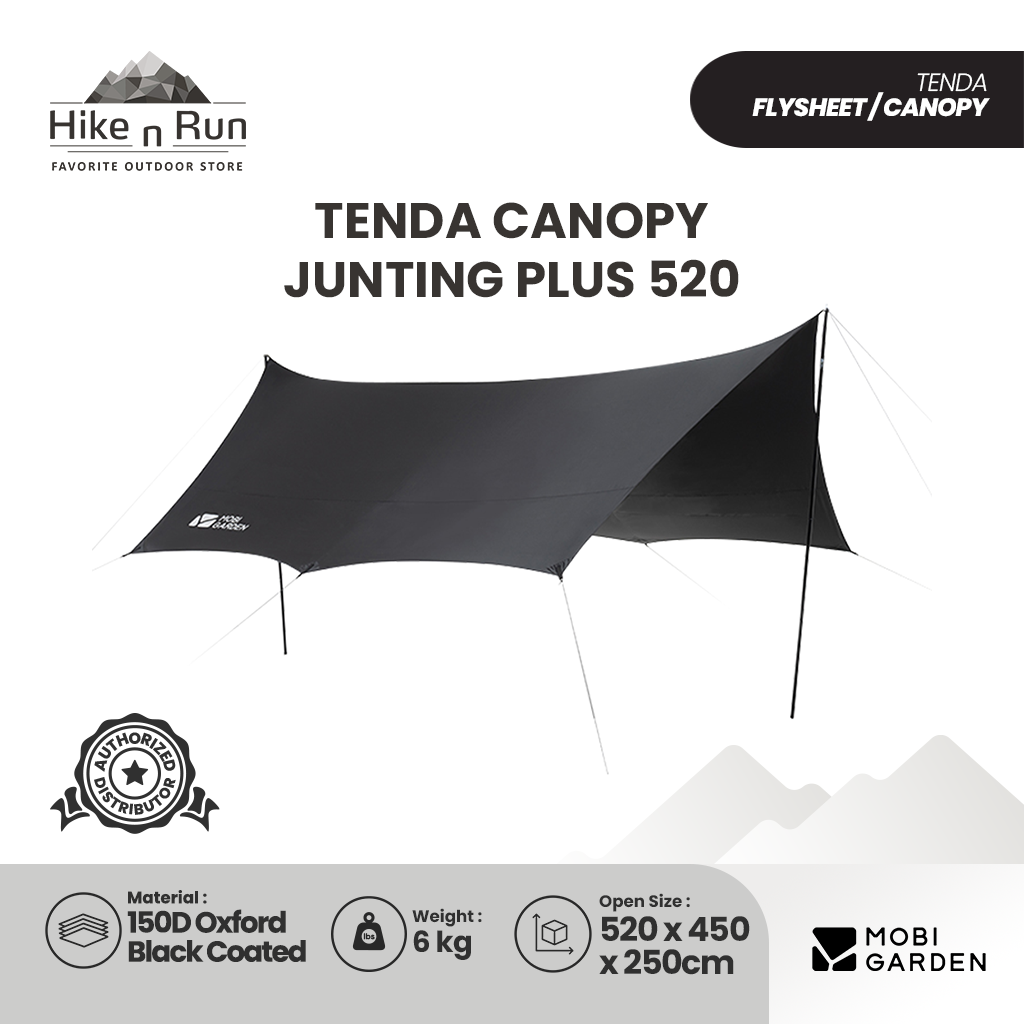 MOBI GARDEN CAMPING CANOPY TARP JUNTING PLUS 530