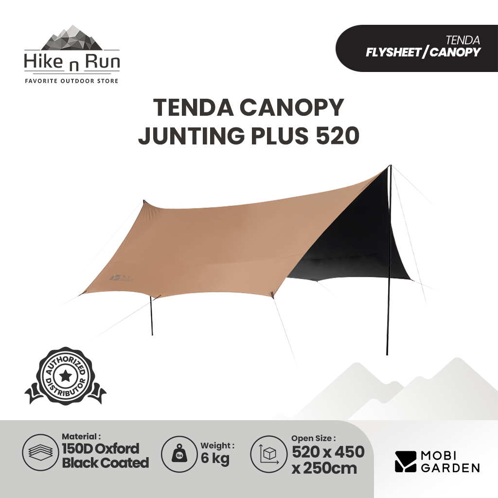 MOBI GARDEN CAMPING CANOPY TARP JUNTING PLUS 530