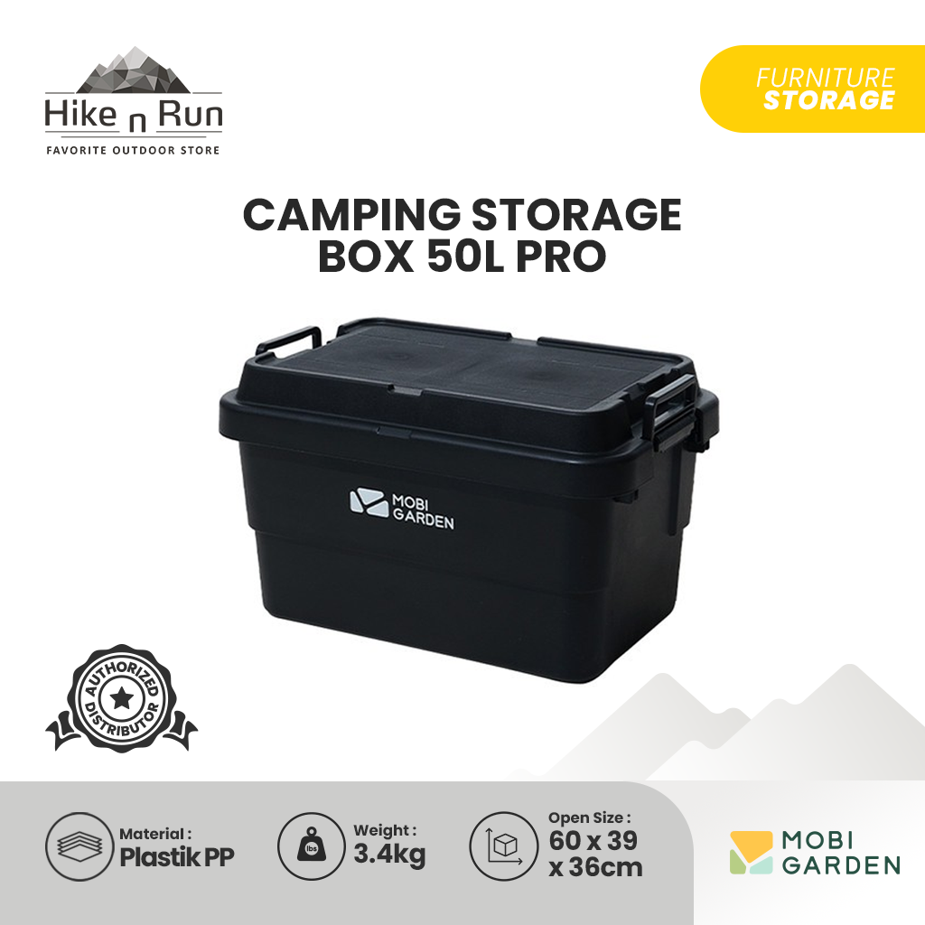 Box Penyimpanan Mobi Garden NX22671053 Camping Storage Box 50L Pro