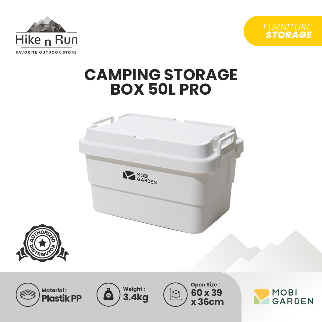 Box Penyimpanan Mobi Garden NX22671053 Camping Storage Box 50L Pro