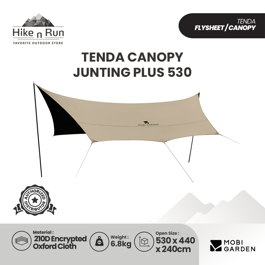 Mobi Garden Tenda Canopy Junting Plus 530 NX22680014 Camping Canopy Tarp
