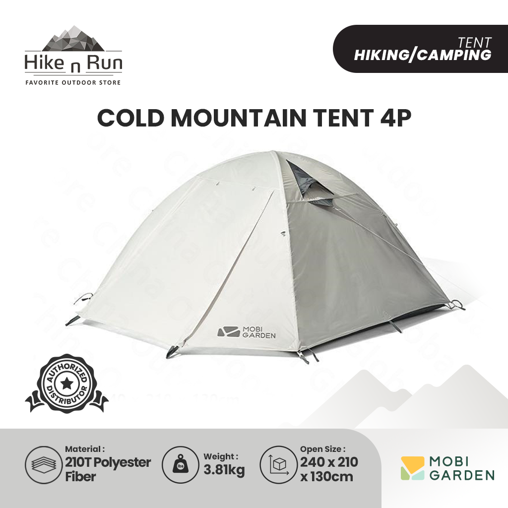 Mobi Garden Cold Mountain Tenda Camping  MZ093005 NXZ1429065 Hiking Tent 2-4P