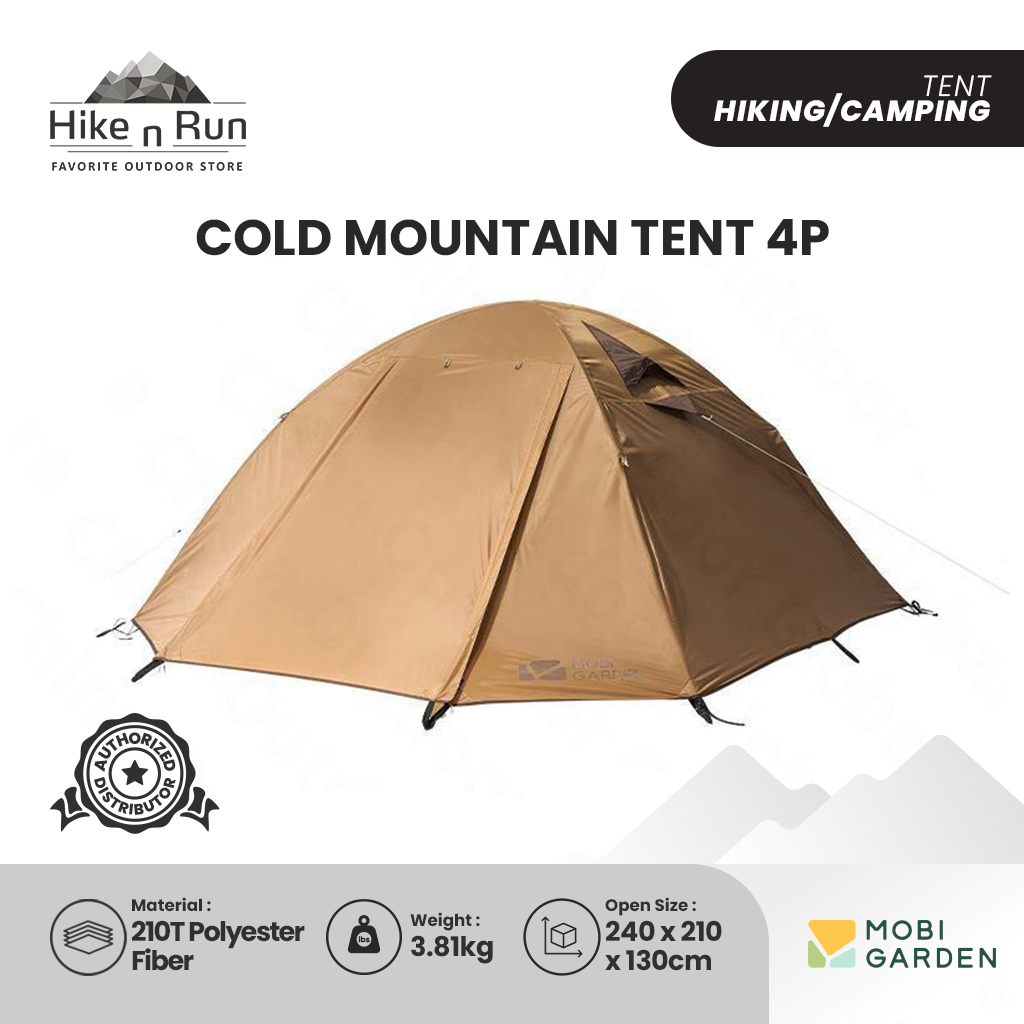 Mobi Garden Cold Mountain Tenda Camping  MZ093005 NXZ1429065 Hiking Tent 2-4P