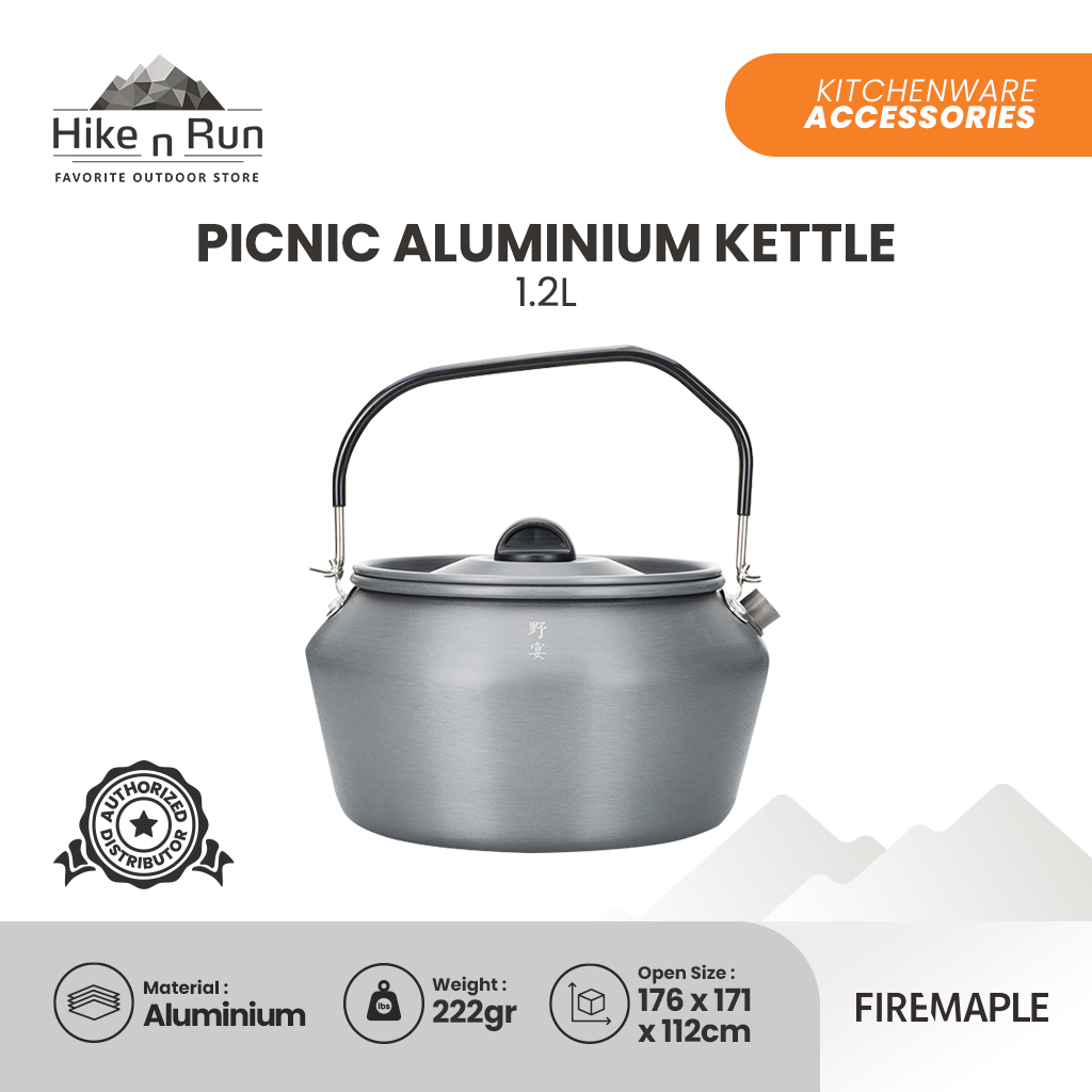 Teko Serbaguna Firemaple Picnic Aluminium Kettle