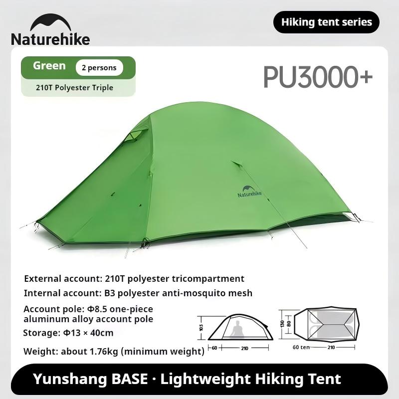 Tenda Hiking Naturehike Tent Cloud UP 2 2018 NH17T001-T 20D CNK2450WS032