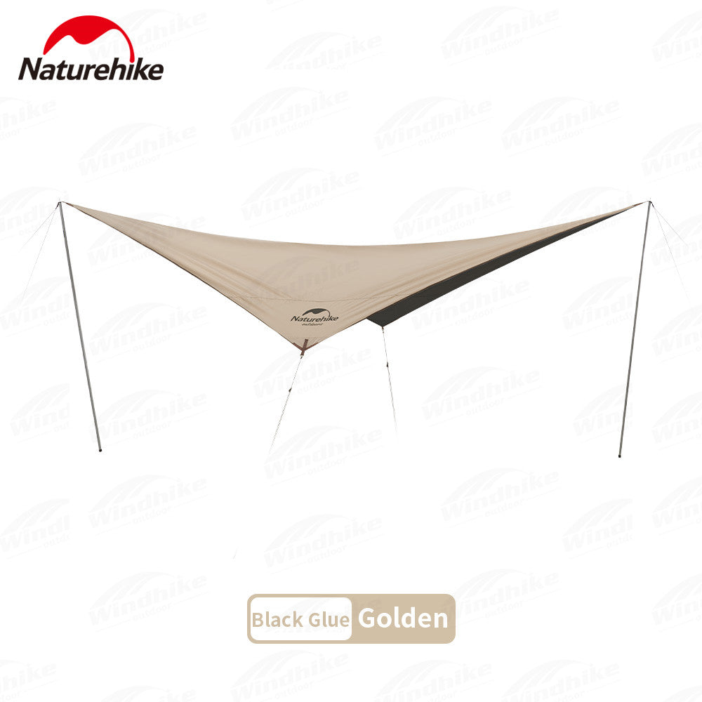 TENDA CANOPY NATUREHIKE CNH22ZP009 RHOMBIC TARP SILVER COATING WITH POLES