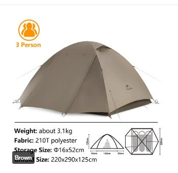 Naturehike CNK2300ZP024 Yunchuan Ultralight Tent 2P-3P