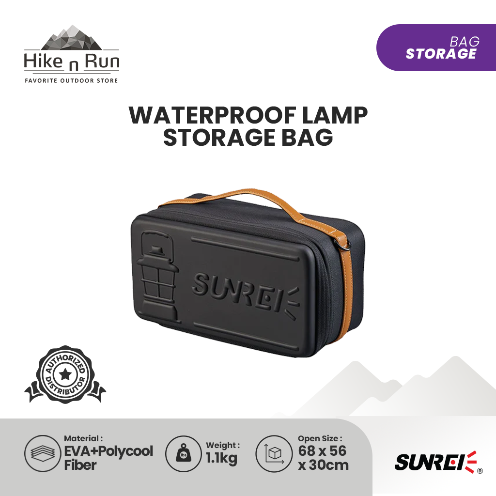 TAS PENYIMPANAN LAMPU KAMERA SUNREI WATERPROOF LAMP STORAGE BAG