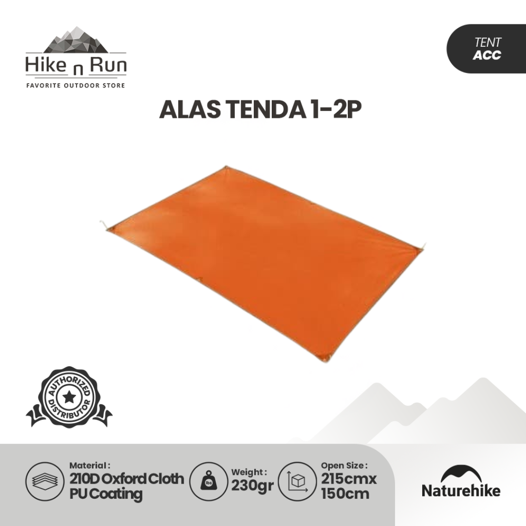 Naturehike NH15D004-X Footprint / Alas Tenda 1-2 Orang