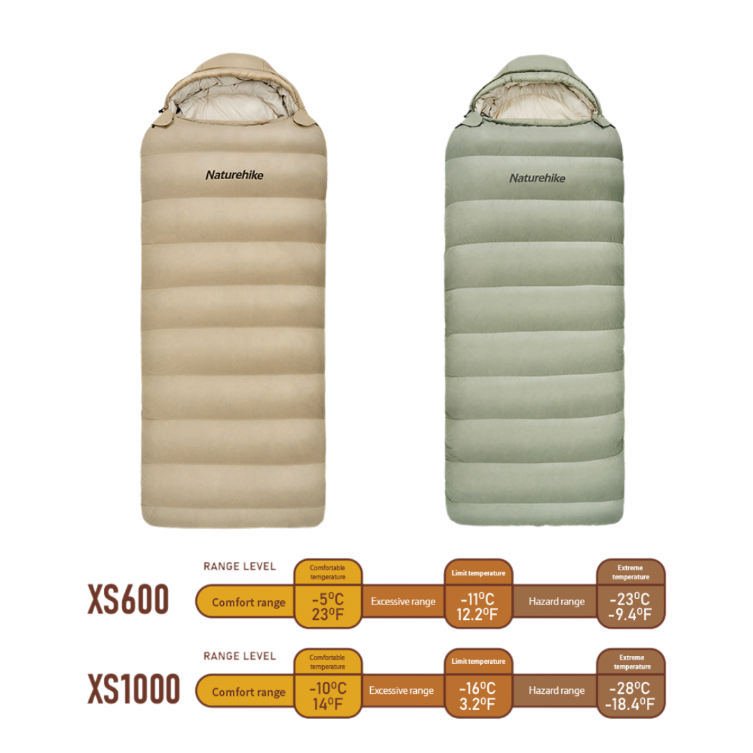 SLEEPING BAG DOWN NATUREHIKE CNH22SD008 WINTER DOWN SLEEPING BAG