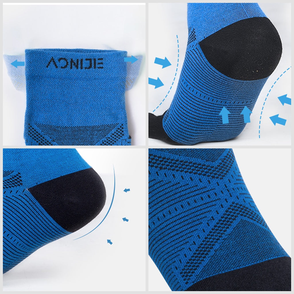 Aonijie E4825 Kaos Kaki Running Finger Socks Middle Cut