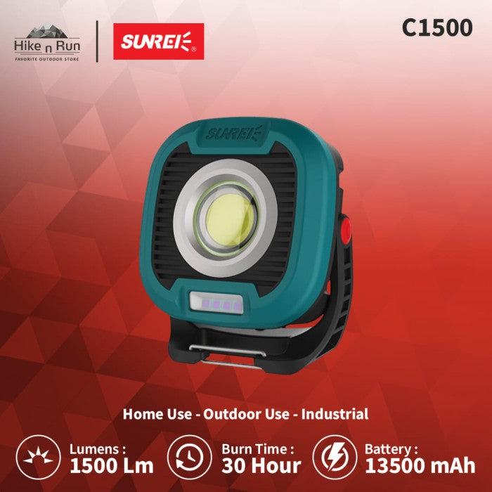 Lampu Serbaguna Sunrei C1500 Mini Camping Light