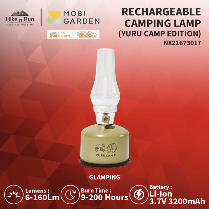 Lampu Rechargeable Mobi Garden NX21673017 Yuru Camp Retro Lamp