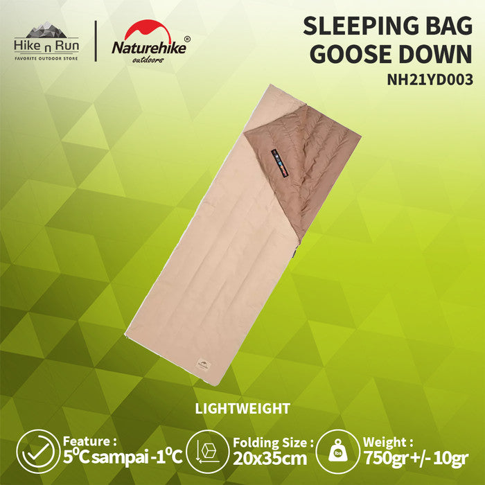 Sleeping Bag Down Naturehike NH21YD003 Cloud 5 Single Envelope SB