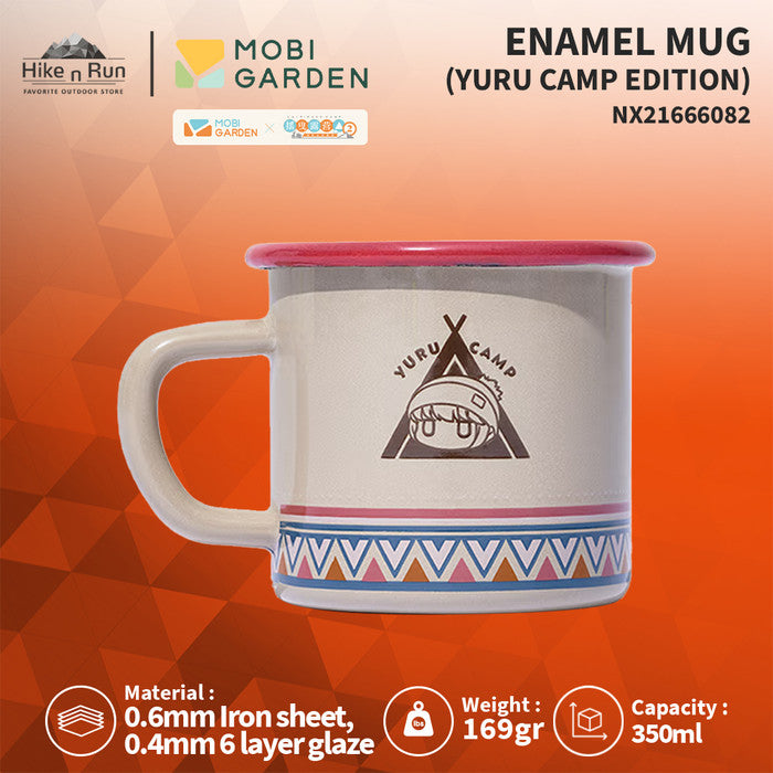 Gelas Camping Enamel Mobi Garden NX21666082 Yuru Camp Enamel Mug