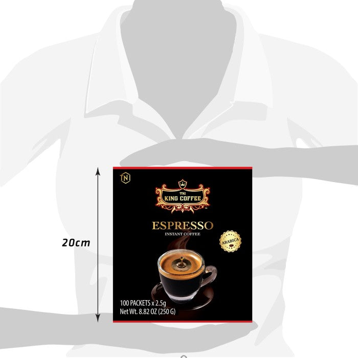 PROMO KOPI VIETNAM KING COFFEE ESPRESSO INSTANT - 100 SACHET