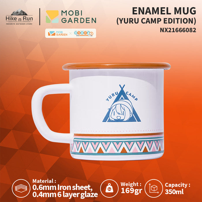 Gelas Camping Enamel Mobi Garden NX21666082 Yuru Camp Enamel Mug