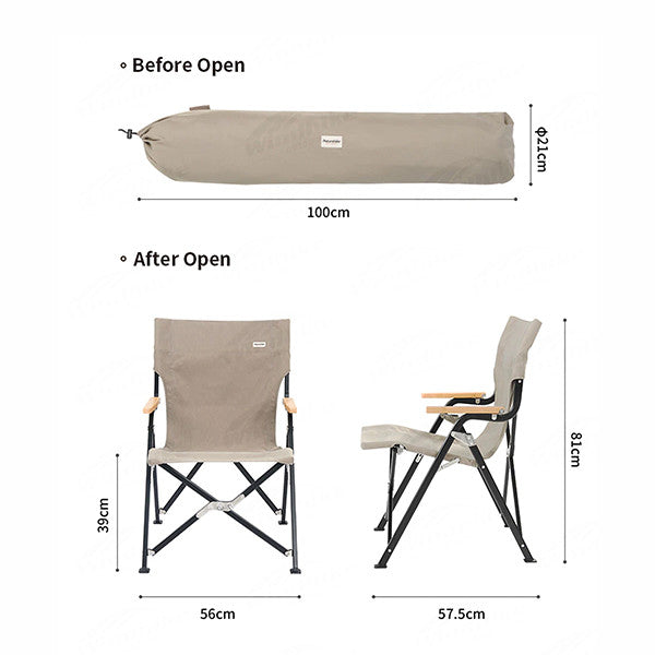 Kursi Lipat Naturehike TY09 S NH22JU009 Camping Folding Chair