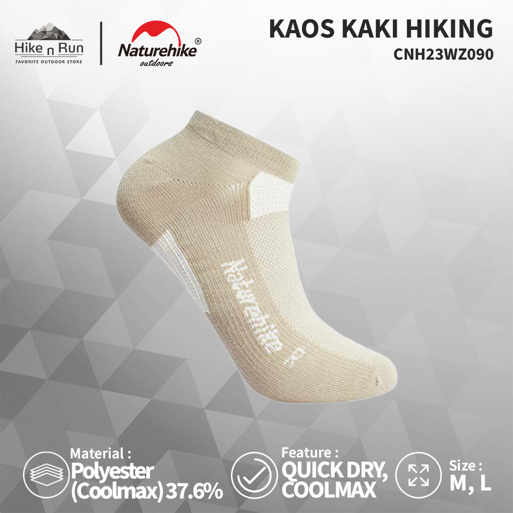 Kaos Kaki Hiking Sport Quick Dry Naturehike CNH23WZ090 Trekking Coolmax Socks