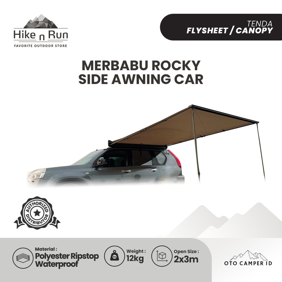 OTO CAMPER ID Kanopi  Merbabu Rocky Side Awning Car