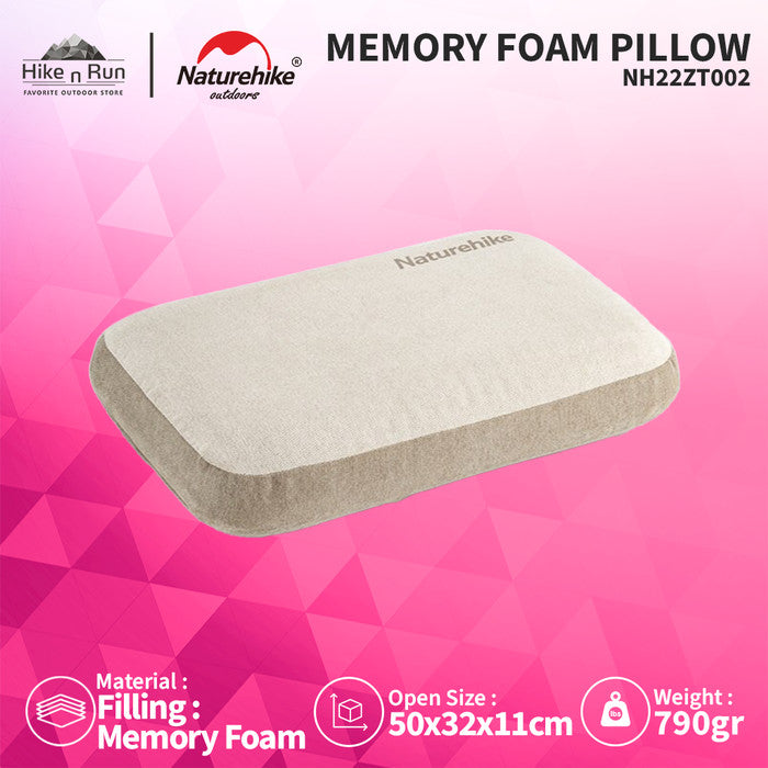 Bantal Camping Serbaguna Naturehike NH22ZT002 Memory Foam Pillow